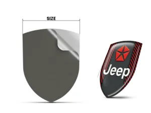 Jeep Emblemi Auto su Misura Stile Max Durevoli Pro